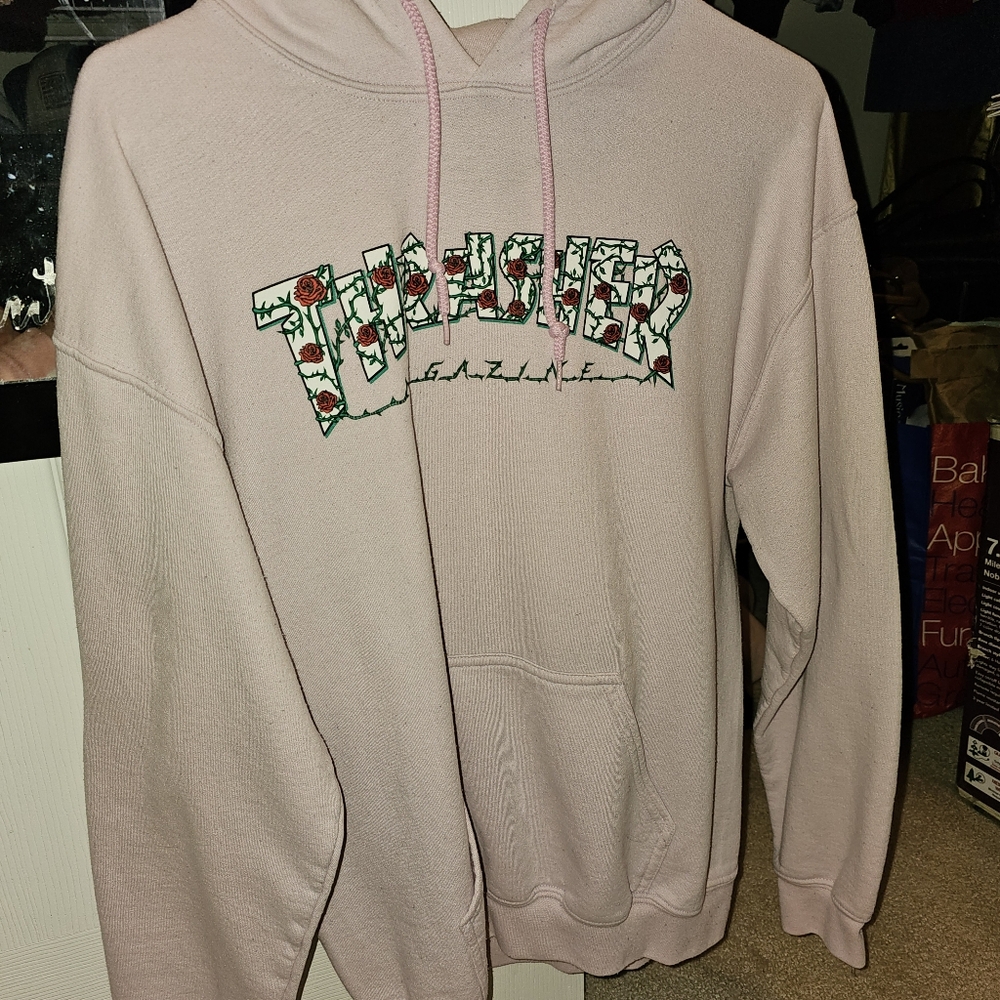 Light Pink Thrasher Hoodie